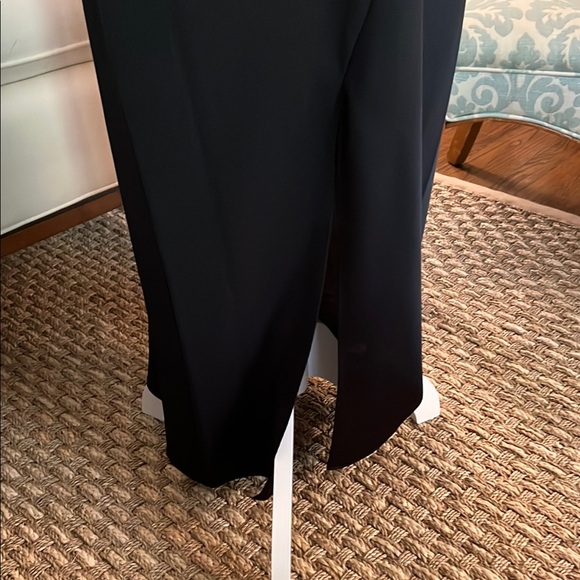 NWT CUSHNIE Black Slip Dress Size 6 - Bow at Back Neck - Picture 3 of 8